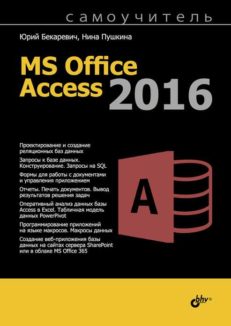 Самоучитель MS Office Access 2016