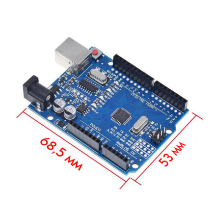 Плата Arduino UNO R3 (ATMega328P+CH340)