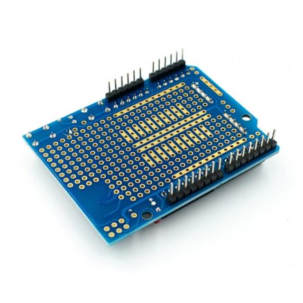Плата расширения Uno Prototype Shield с базой для мини-макетов SYB-170 для Arduino UNO  (с макетной платой)