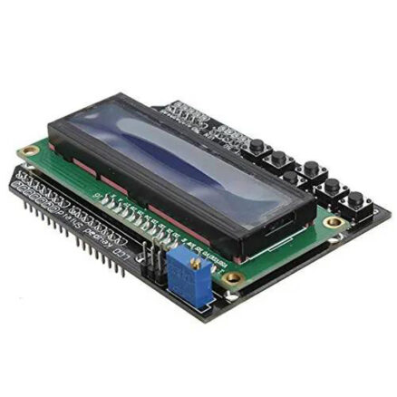 Плата расширения с текстовым ЖК-дисплеем LCD1602 и клавиатурой для Arduino