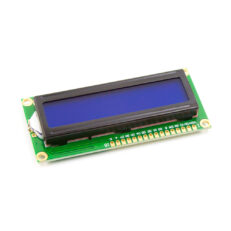 Текстовый ЖК-дисплей LCD1602 с ножками БЕЗ платы i2c (с зеленой подсветкой)