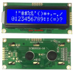Текстовый ЖК-дисплей LCD1602 с ножками БЕЗ платы I2C