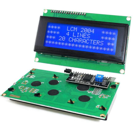 Текстовый ЖК-дисплей LCD2004 с модулем IIC/I2C/TWI с синей подсветкой для Arduino UNO R3 MEGA2560 20X4 LCD2004