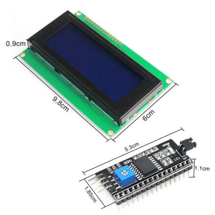 Текстовый ЖК-дисплей LCD2004 с модулем IIC/I2C/TWI с синей подсветкой для Arduino UNO R3 MEGA2560 20X4 LCD2004