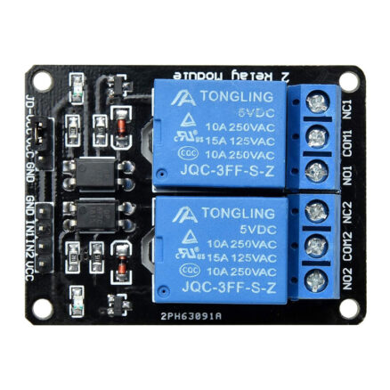 Модуль реле 2-канальный для Arduino