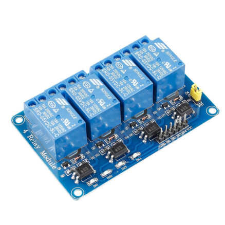 Модуль реле 4-канальный для Arduino