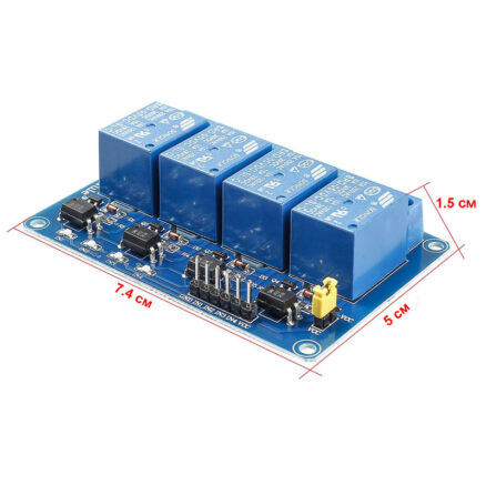 Модуль реле 4-канальный для Arduino