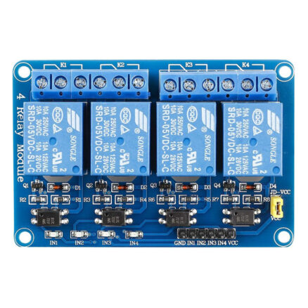 Модуль реле 4-канальный для Arduino