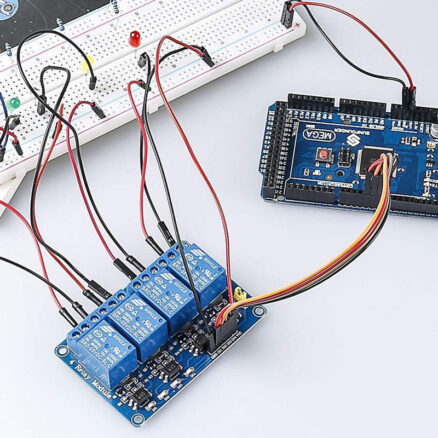 Модуль реле 4-канальный для Arduino