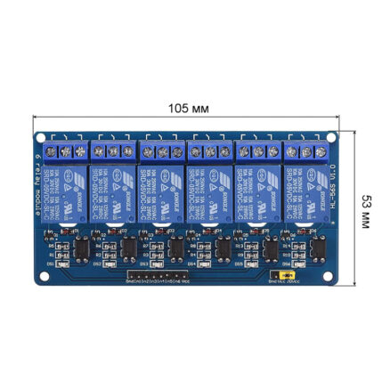 Модуль реле 6-канальный для Arduino