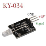 KY-034. Семицветный RGB светодиодный модуль