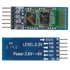 Модуль Bluetooth HC-05, беспроводной Bluetooth RF, приемопередатчик Master Slave, 6-контактный беспроводной последовательный порт связи, BT Module