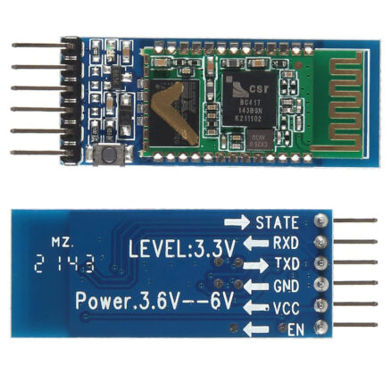 Модуль Bluetooth HC-05, беспроводной Bluetooth RF, приемопередатчик Master Slave, 6-контактный беспроводной последовательный порт связи, BT Module